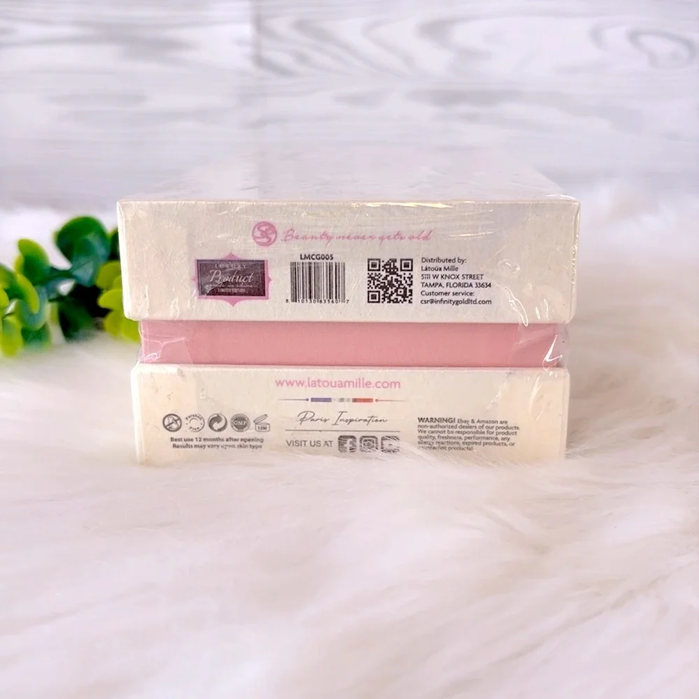 Latoua Mille Radiant Boost Serum &‎ Cream W/ Hyaluronic Acid Multi Peptide